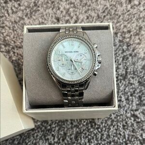 Michael Kors Silver Chronograph Watch